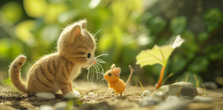 Fabel: Die Maus und die Katze