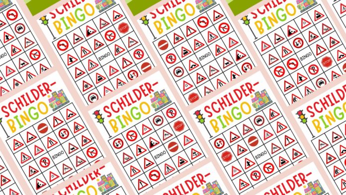 Straßenschild-Bingo
