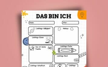 Download: Steckbrief für Kinder