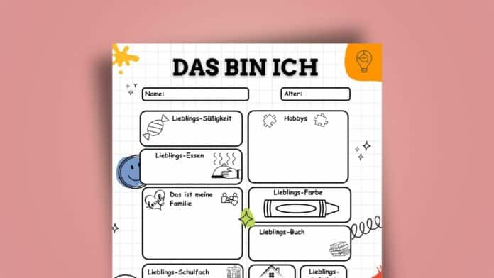 Download: Steckbrief für Kinder