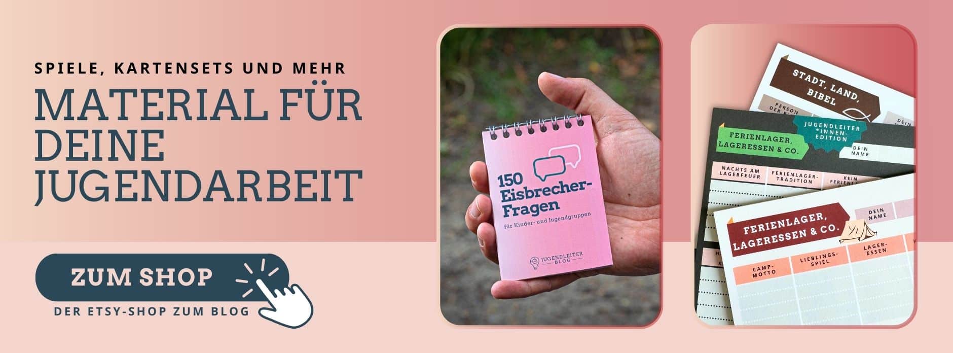 Etsy-Shop zum Jugendleiter-Blog